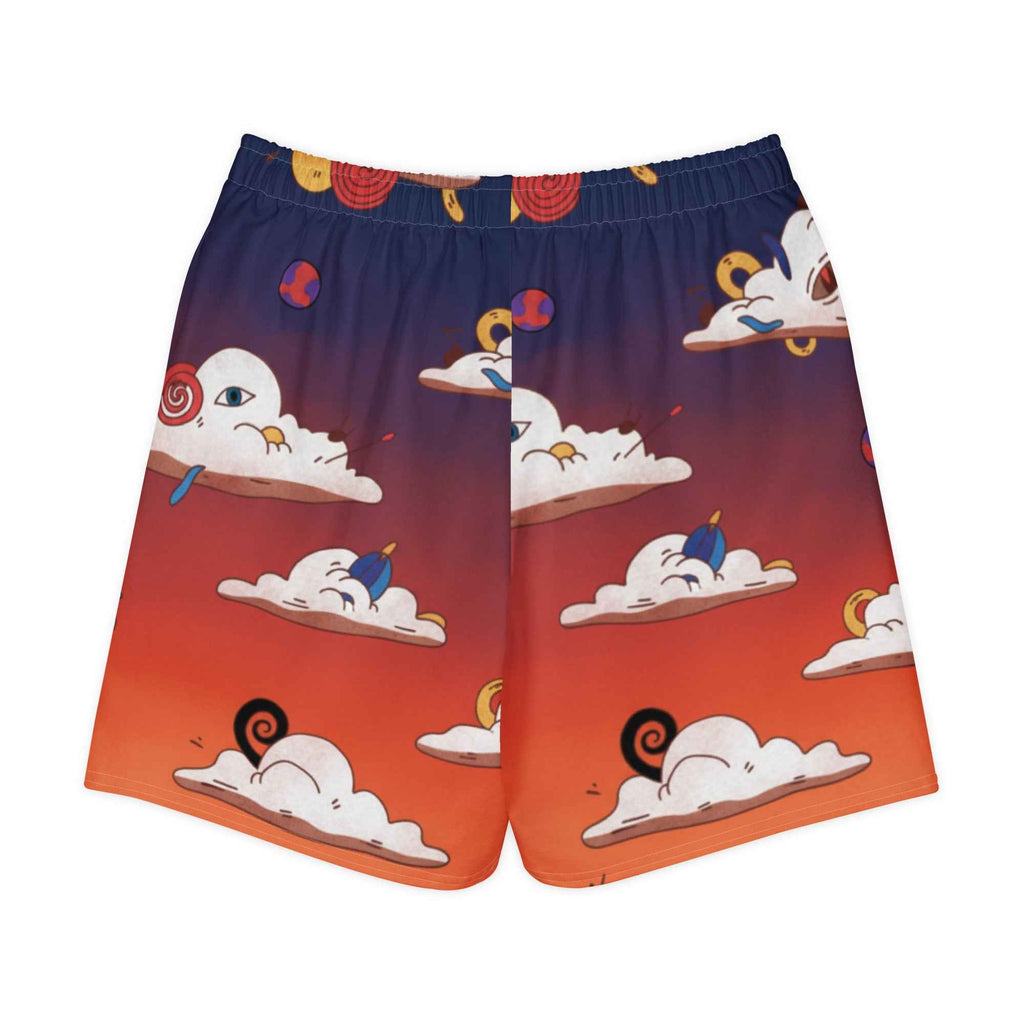 Cloudy Sky - Cotton Long Shorts