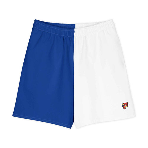 2-Face Royal Blue - Cotton Long Shorts