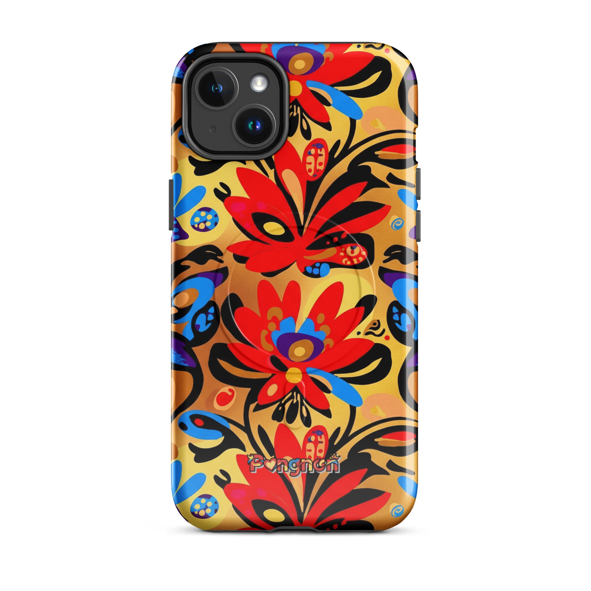 Bright Floral - MagSafe® tough case for iPhone®