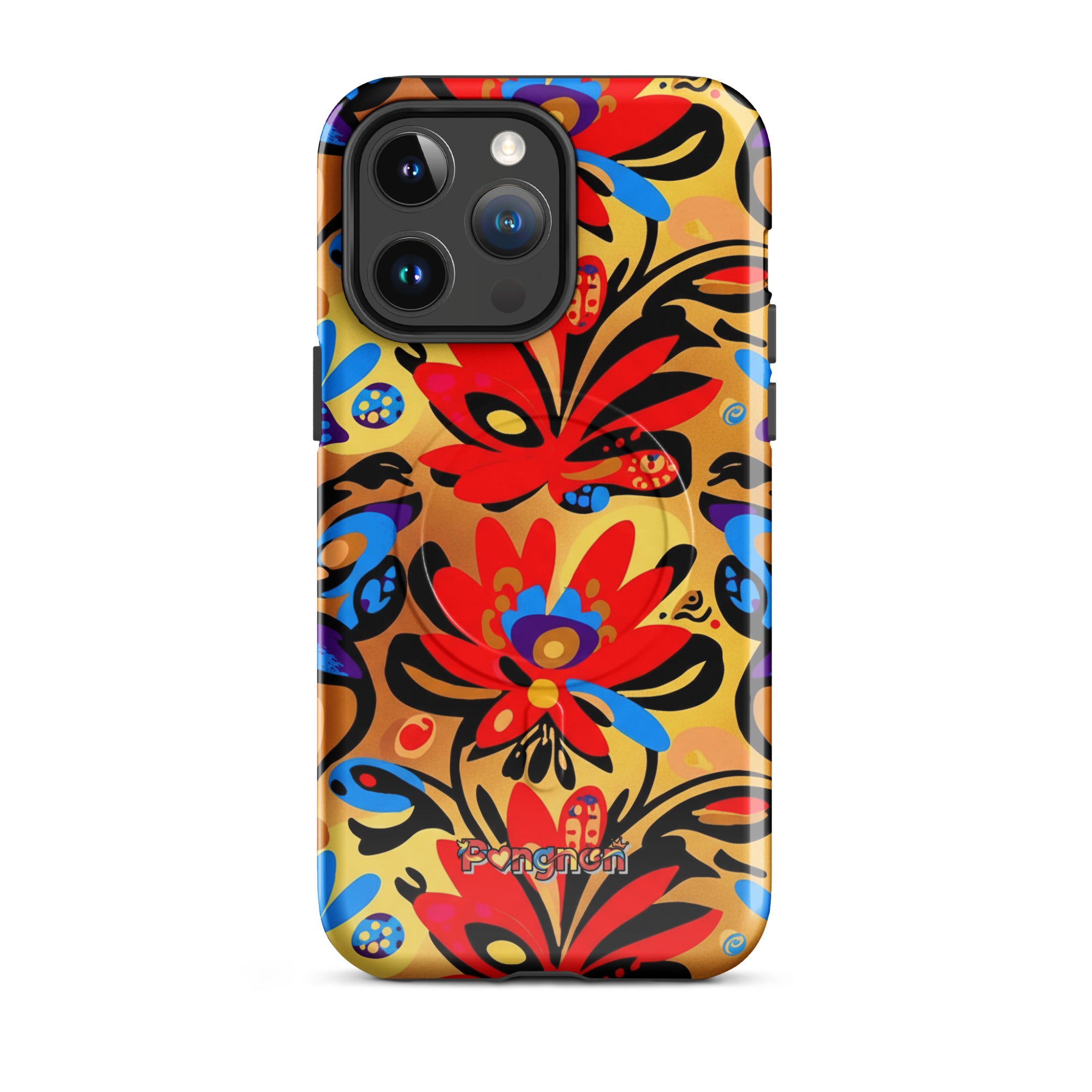 Bright Floral - MagSafe® tough case for iPhone®
