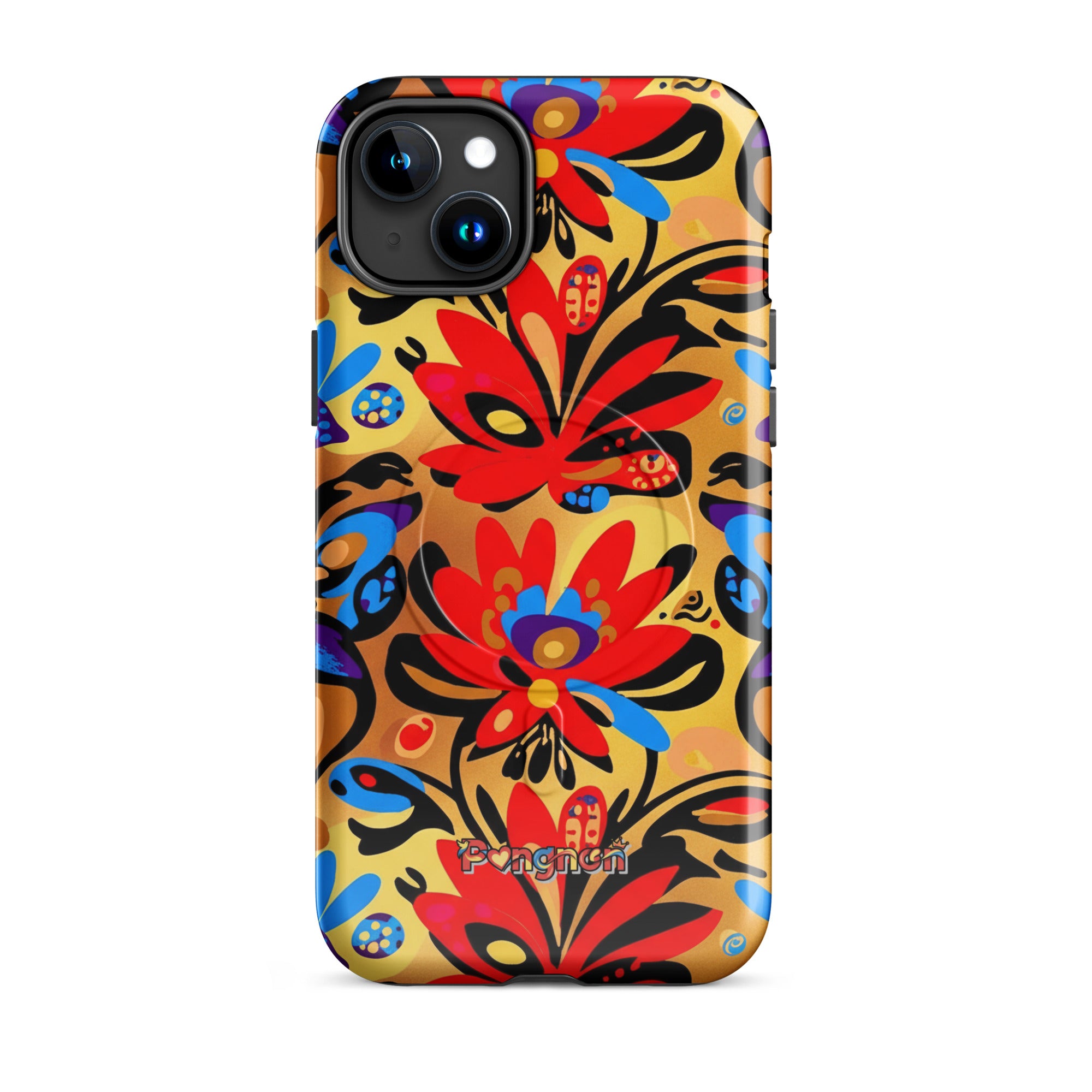 Bright Floral - MagSafe® tough case for iPhone®
