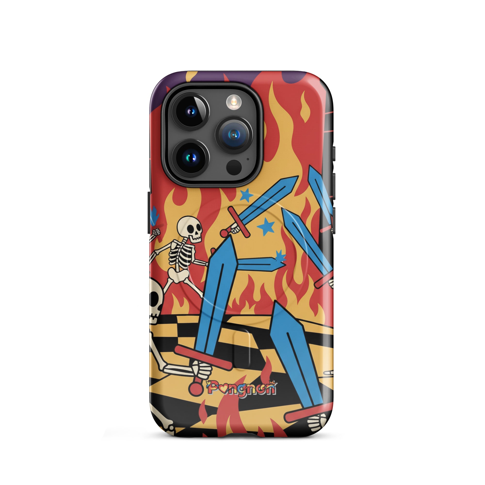 Skeleton Battle - MagSafe® tough case for iPhone®
