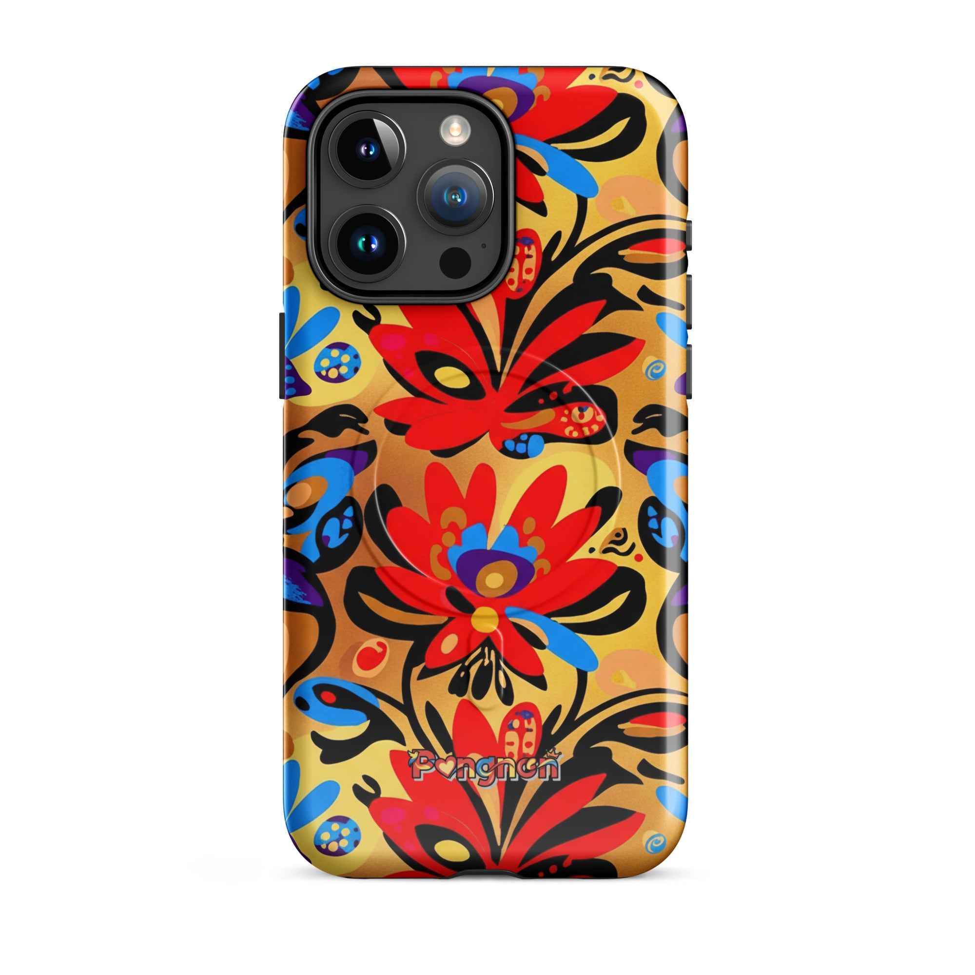 Bright Floral - MagSafe® tough case for iPhone®