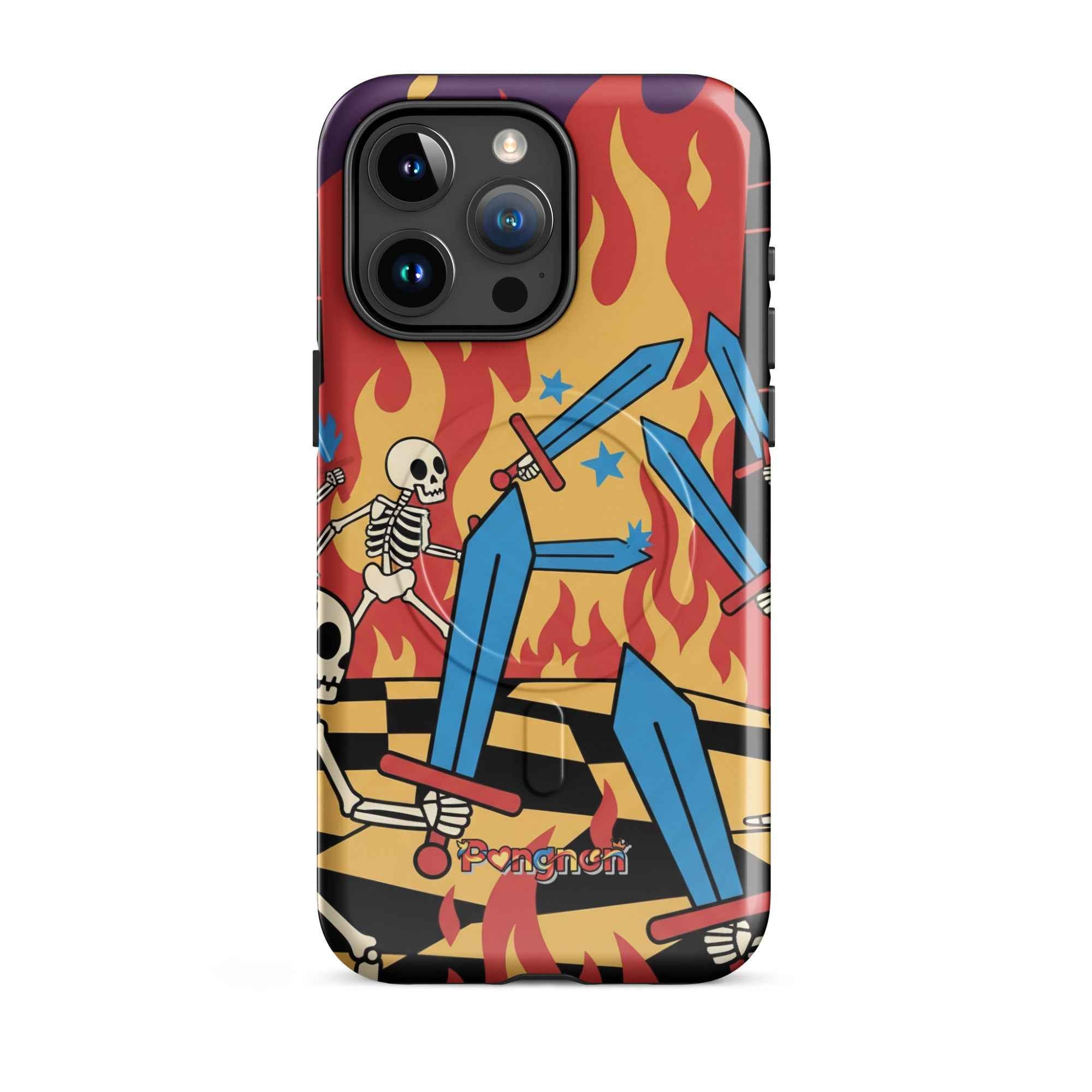 Skeleton Battle - MagSafe® tough case for iPhone®