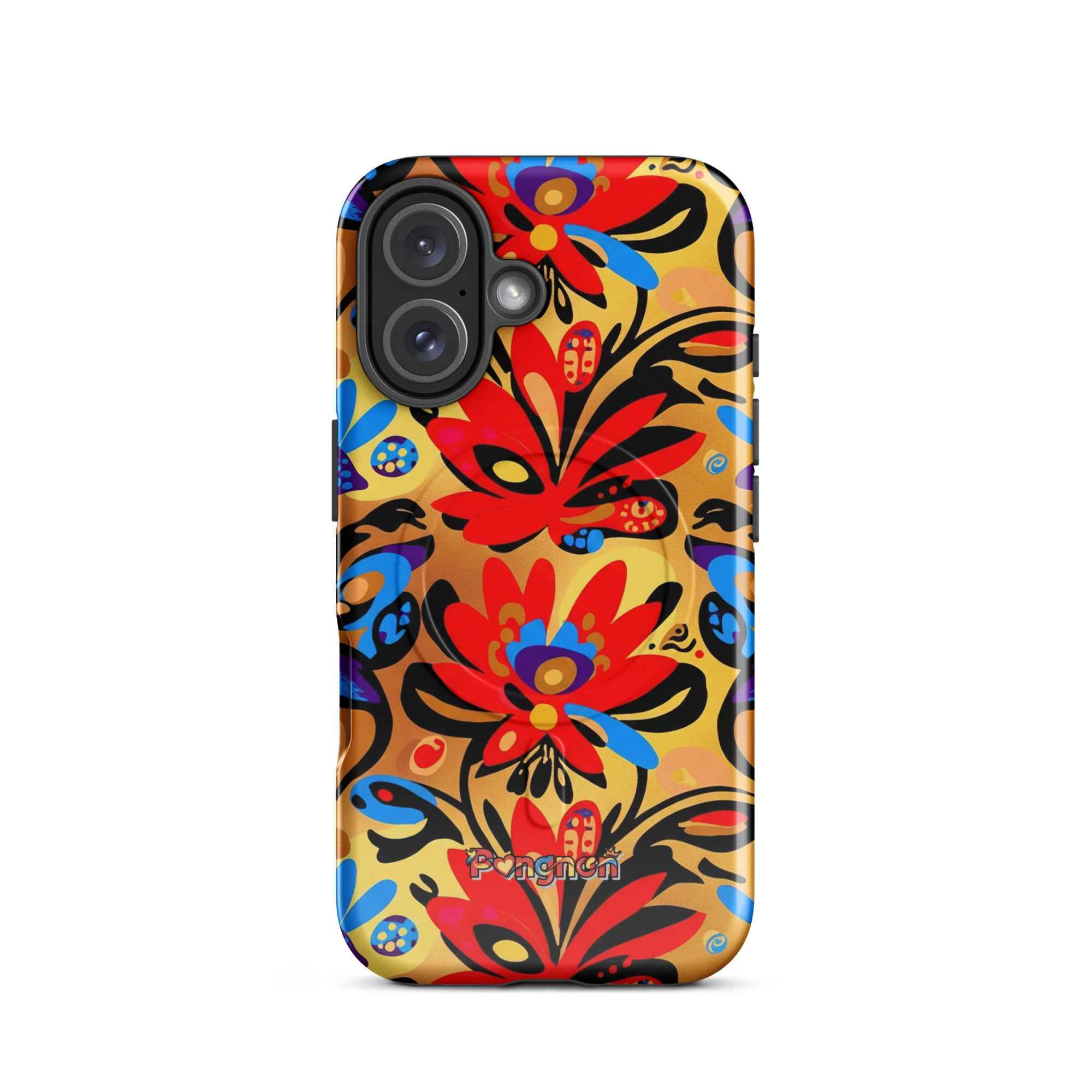 Bright Floral - MagSafe® tough case for iPhone®