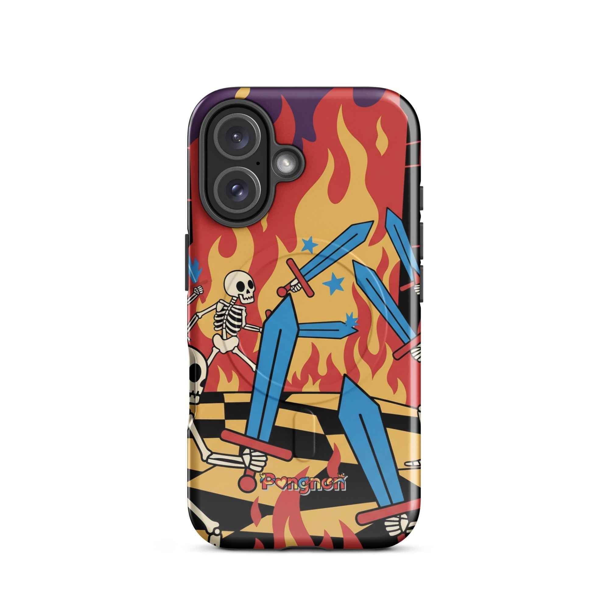Skeleton Battle - MagSafe® tough case for iPhone®
