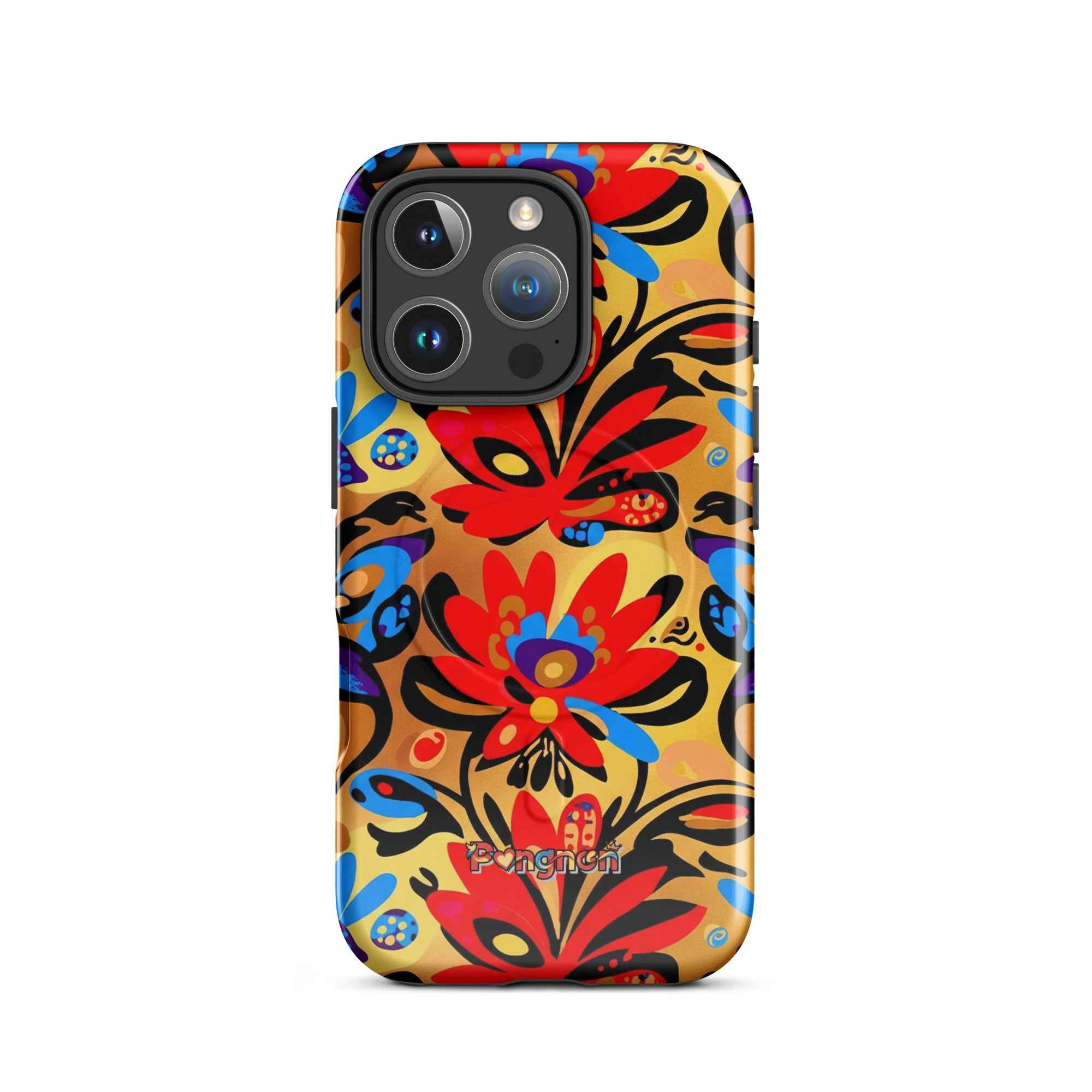 Bright Floral - MagSafe® tough case for iPhone®