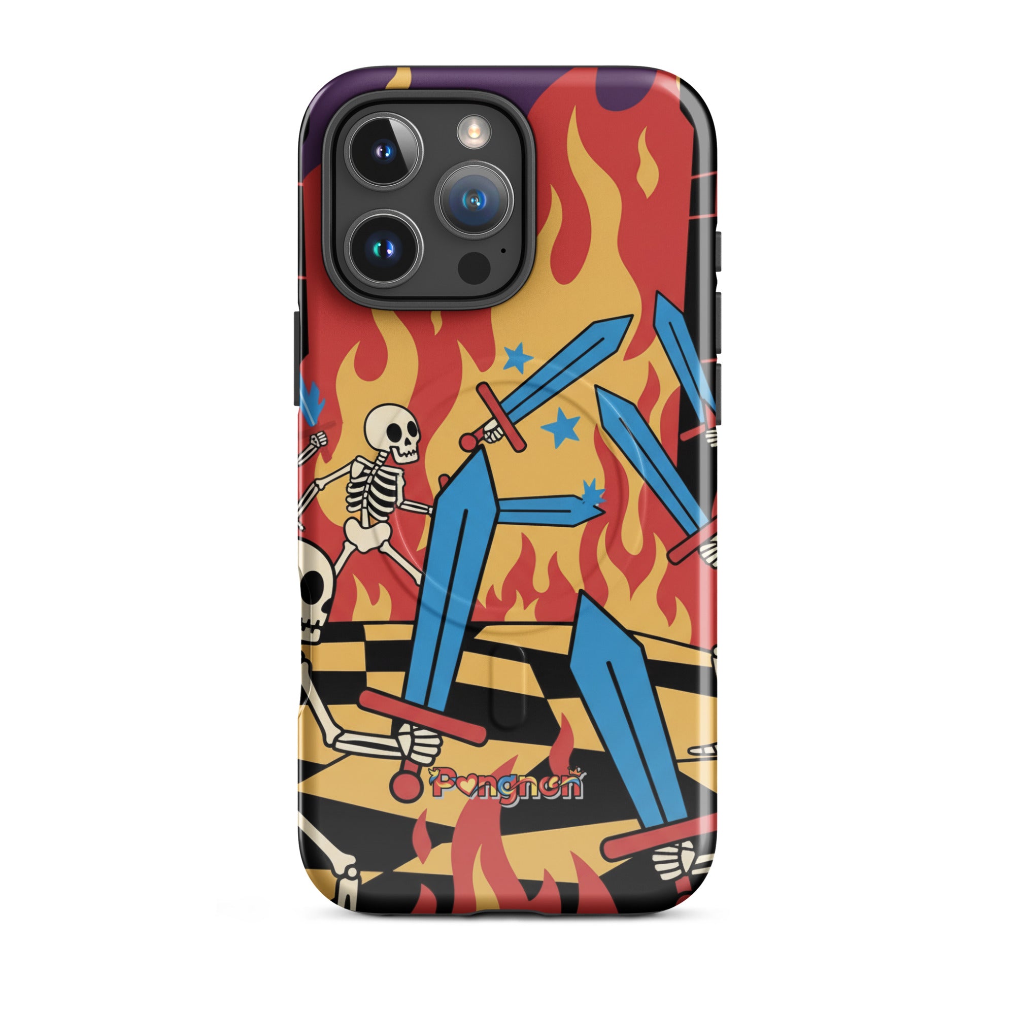 Skeleton Battle - MagSafe® tough case for iPhone®