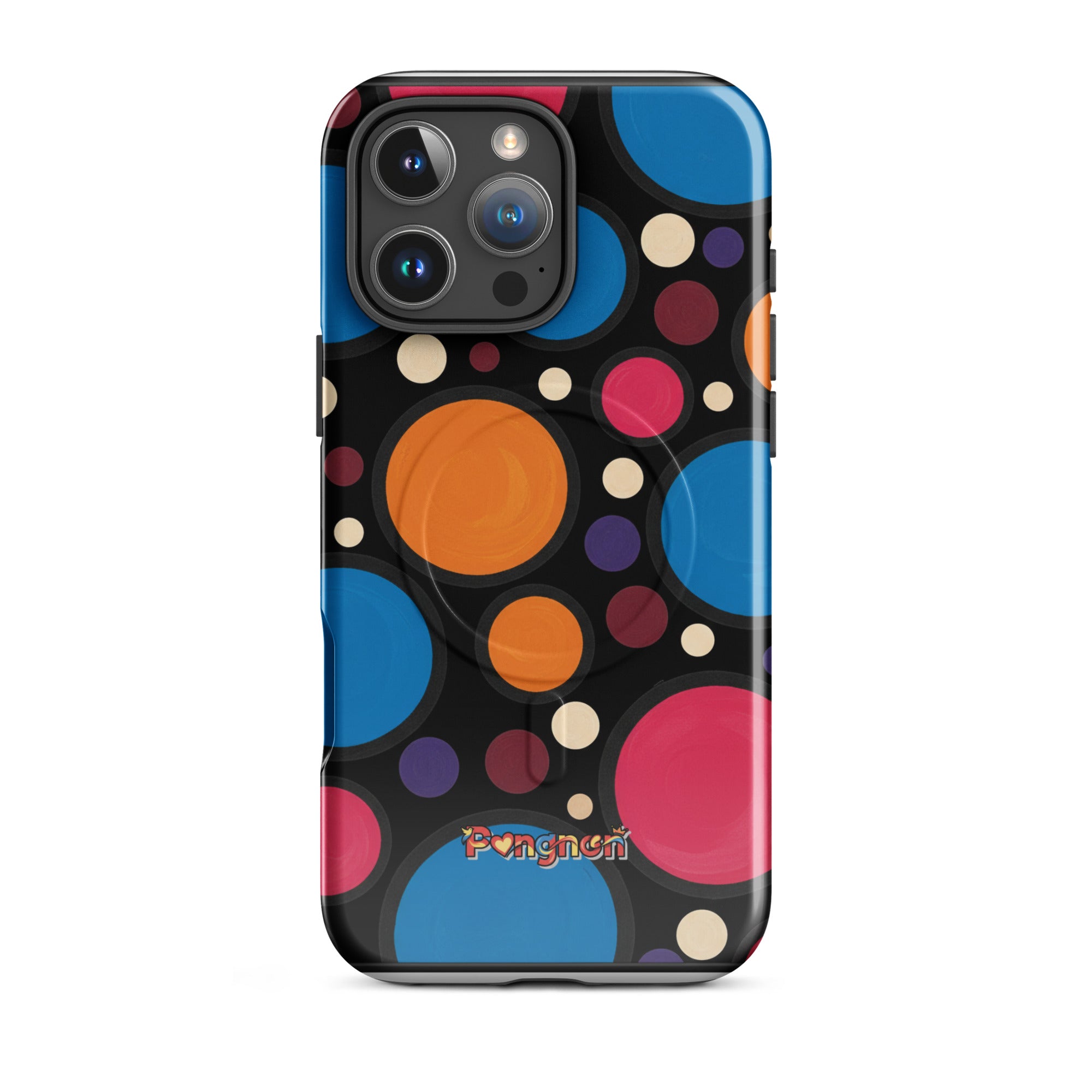 Polka Dot(Dark) - MagSafe® tough case for iPhone®
