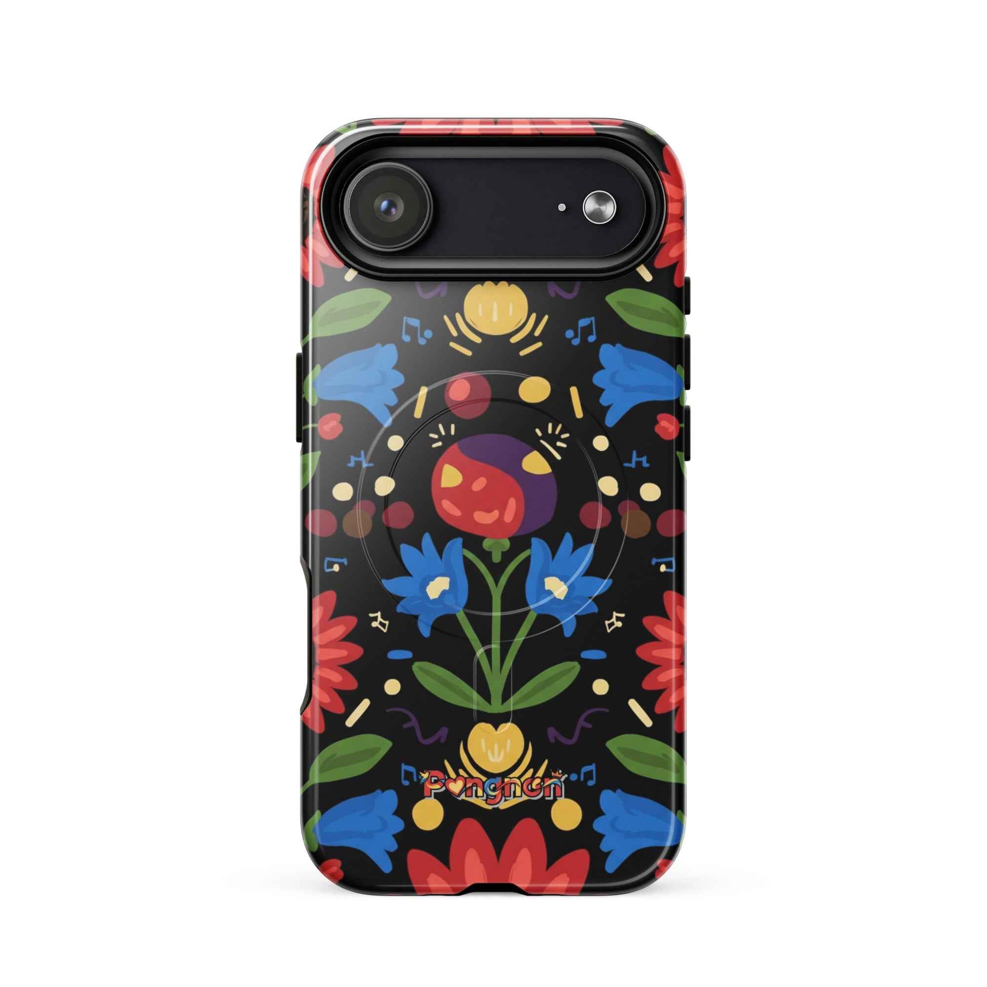 Dark Floral - MagSafe® tough case for iPhone®
