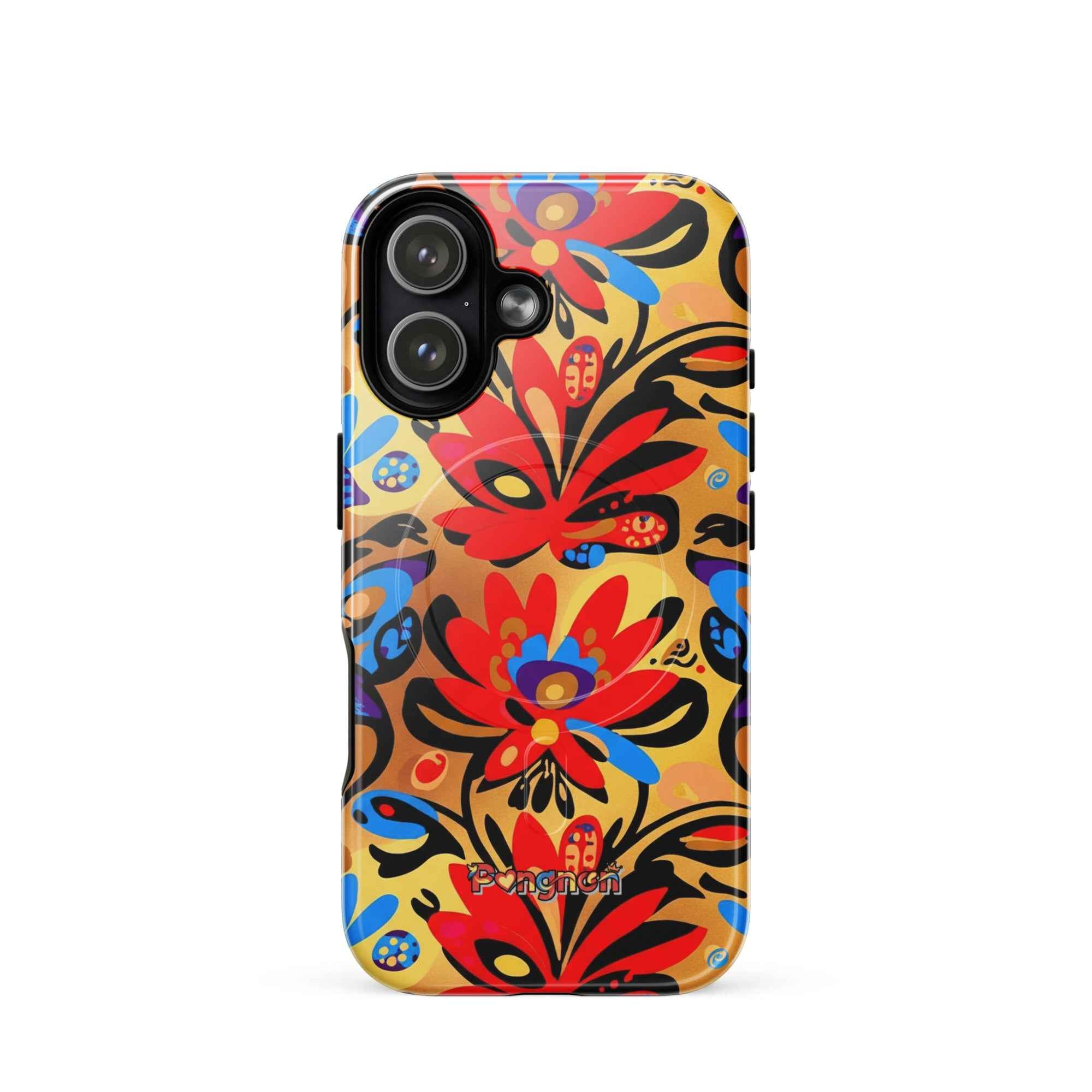 Bright Floral - MagSafe® tough case for iPhone®