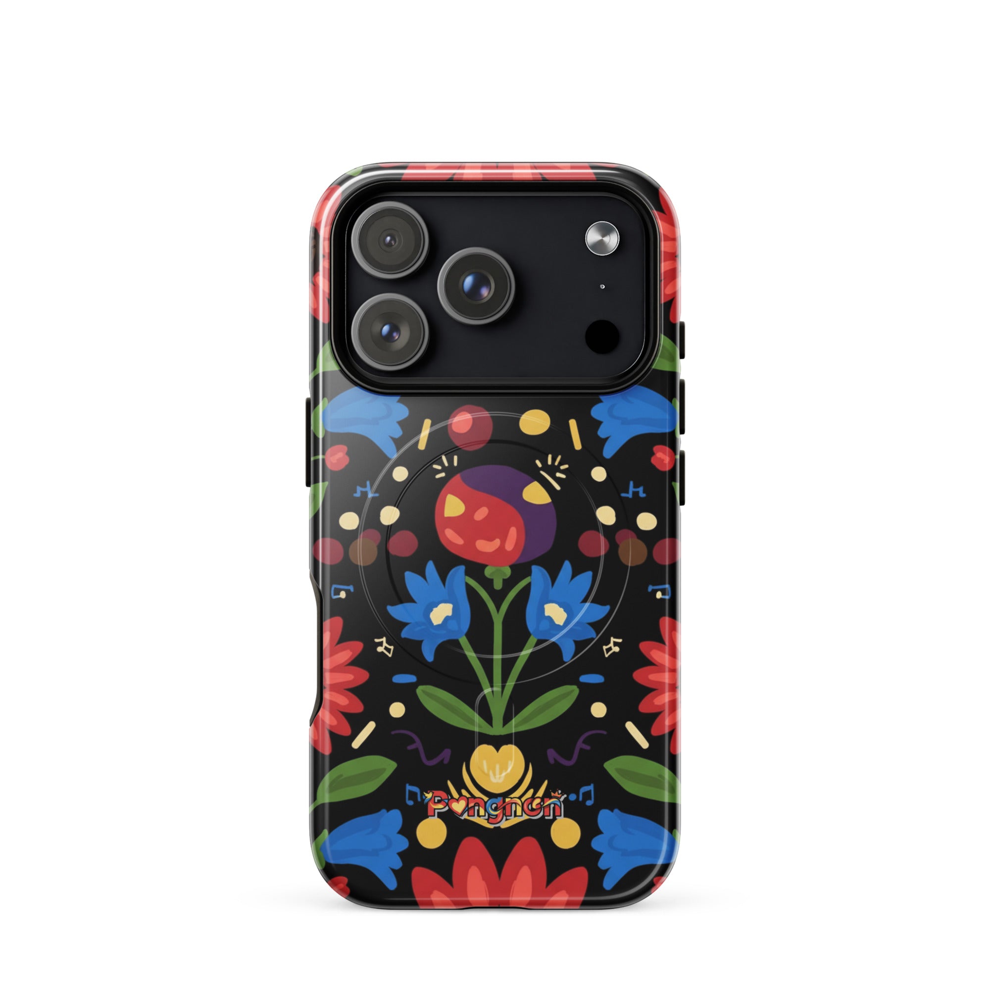 Dark Floral - MagSafe® tough case for iPhone®