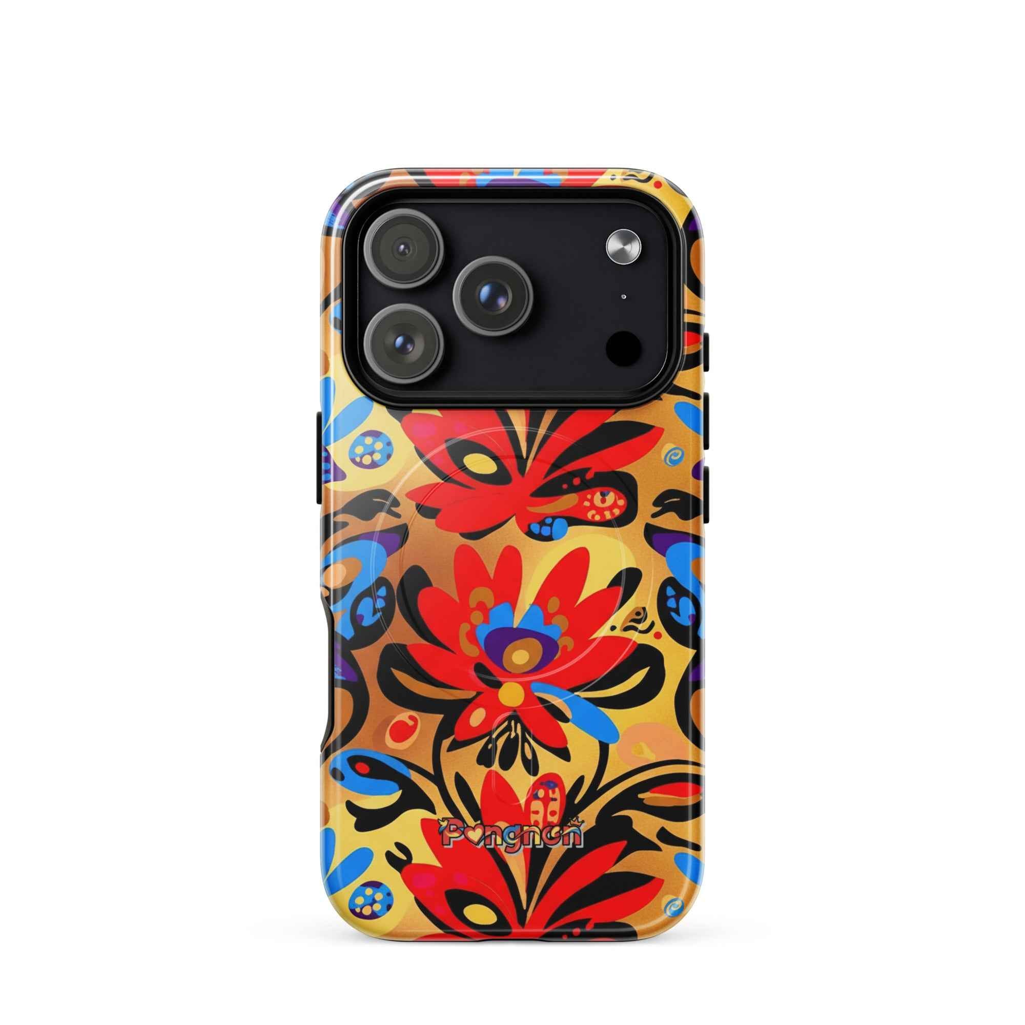 Bright Floral - MagSafe® tough case for iPhone®